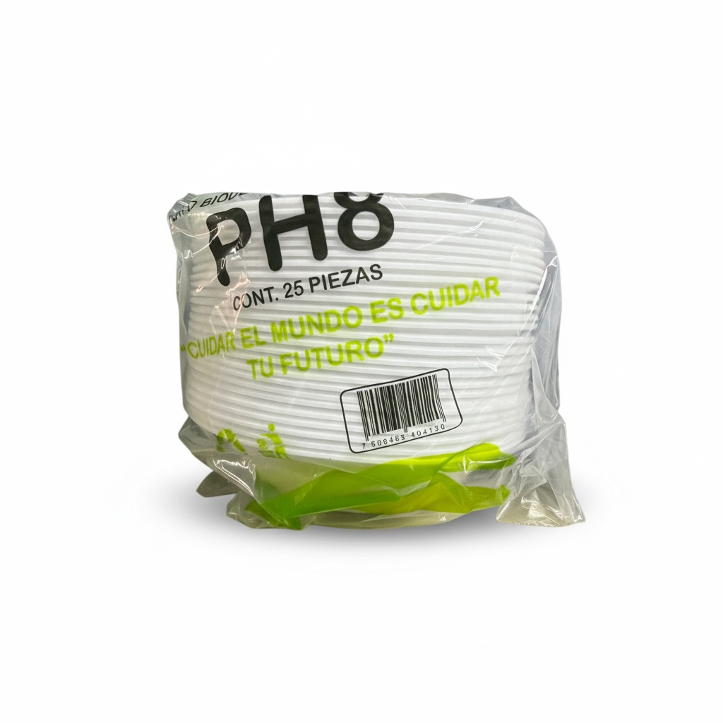 PLATO UNICEL POZOLERO PH8 BIO BIOPLAST 25u