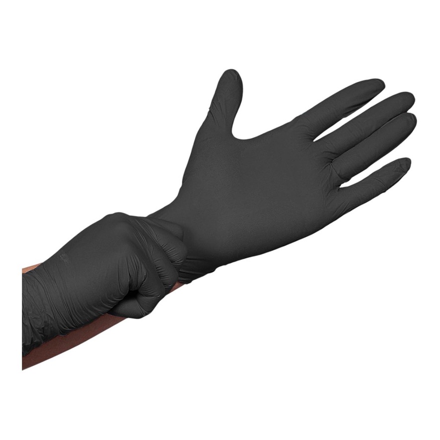 [INTMATGUA97919] GUANTE NITRILO NEGROS S/M PROSAFE