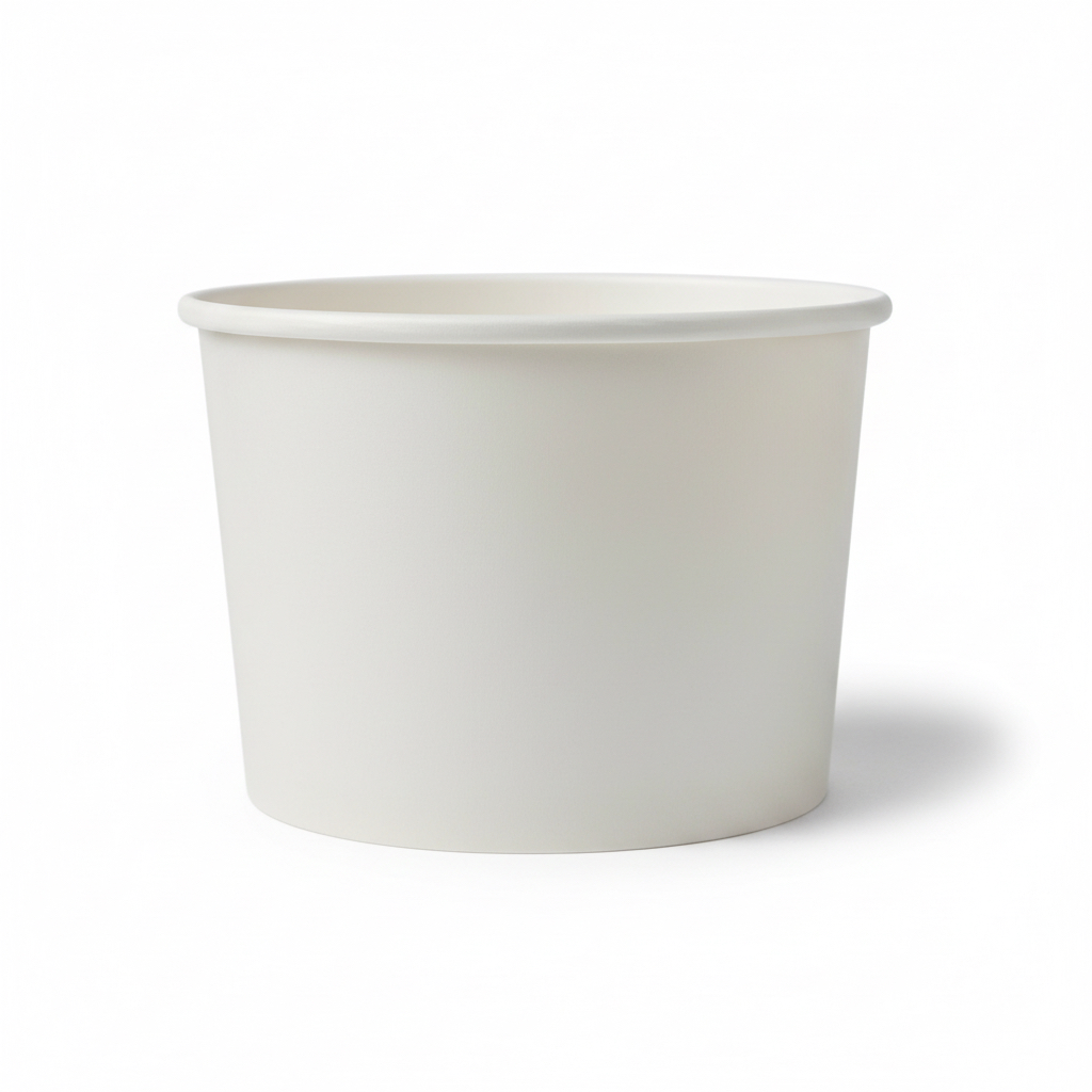 [INTDESVAS18985] ENVASE PAPEL BLANCO 16OZ  INIX 25PZ