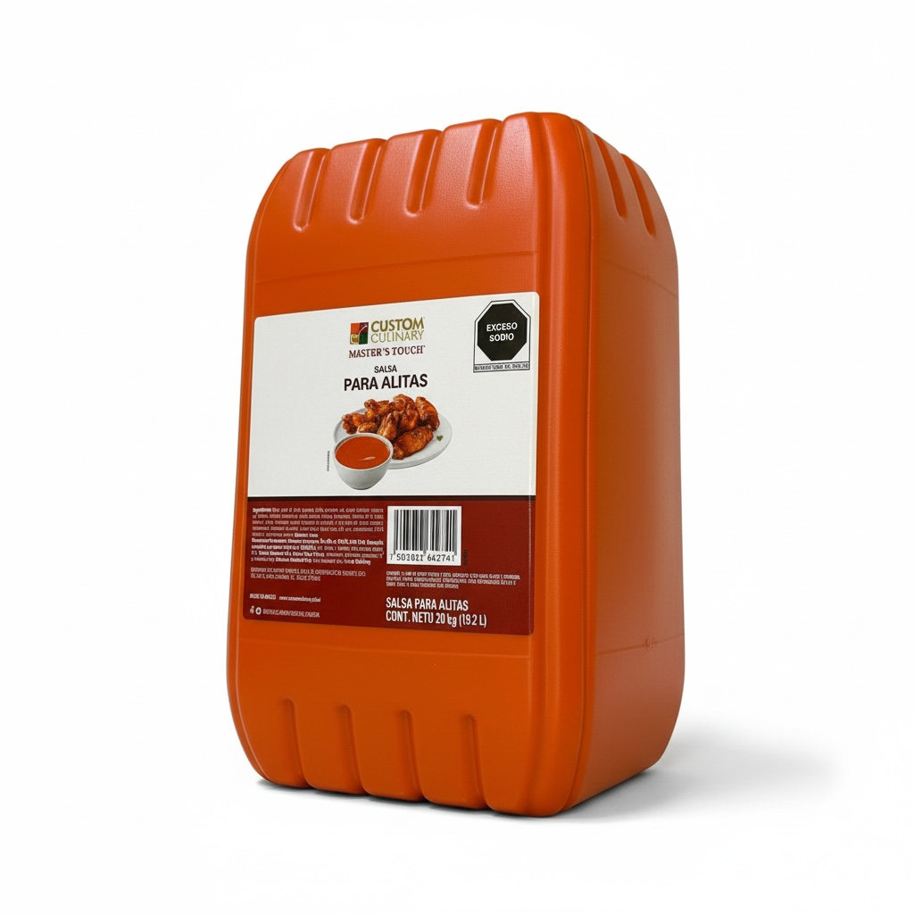 Bidón Salsa Alitas Custom Culinary 20KG