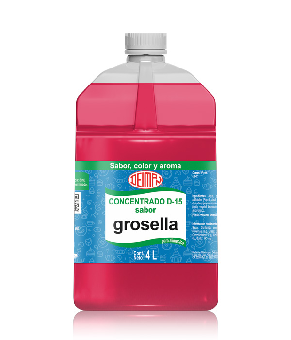 CONCENTRADO GROSELLA DEIMAN 4LT (SABOR, COLOR Y AROMA)
