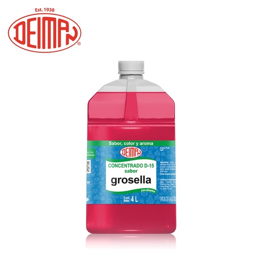 [CON-0052] Concentrado Grosella Deiman 4LT (Sabor, Color y Aroma)
