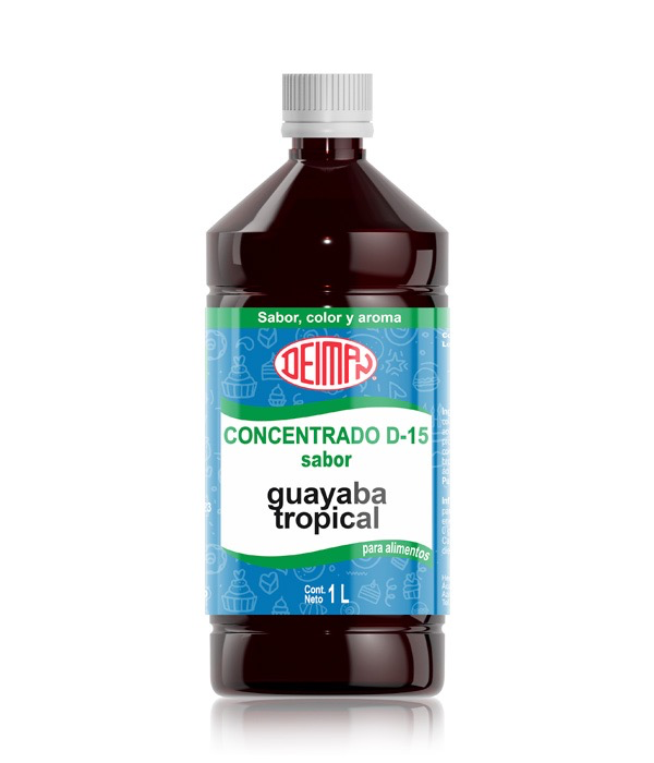 [CON-0054] CONCENTRADO GUAYABA TROPICAL DEIMAN 1LT (SABOR, COLOR Y AROMA)