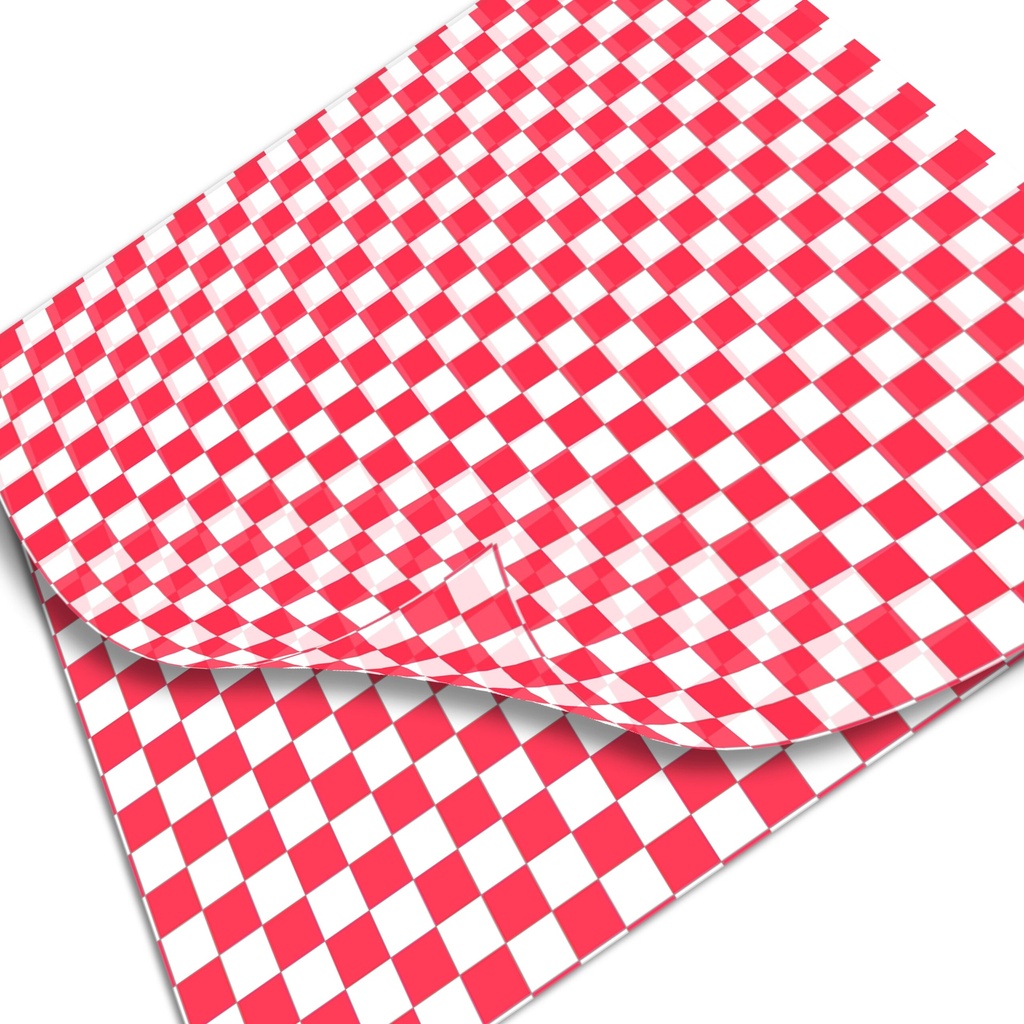 [PAP-0023] PAPEL GRADO ALIMENTICIO ROJO 30X30cm