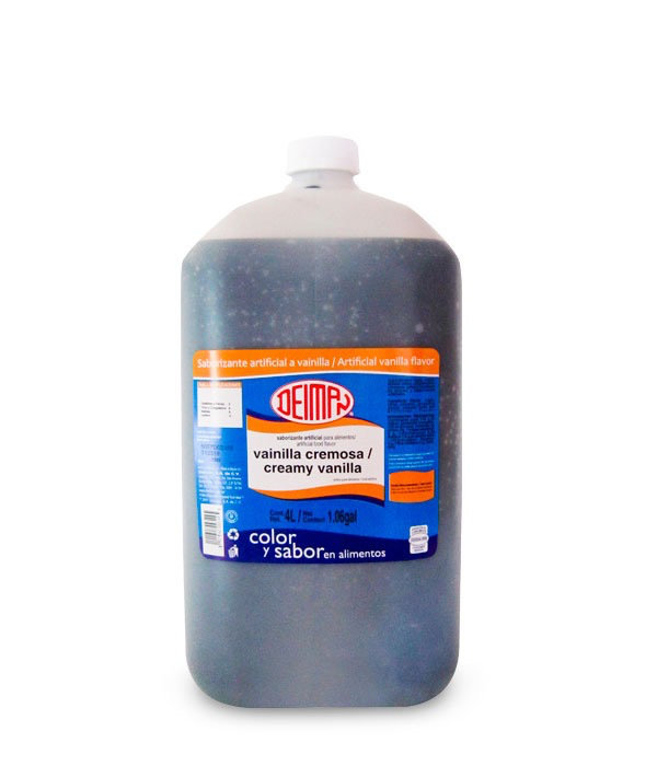 Concentrado Vainilla Cremosa Deiman 4LT (Sabor, Color y Aroma)