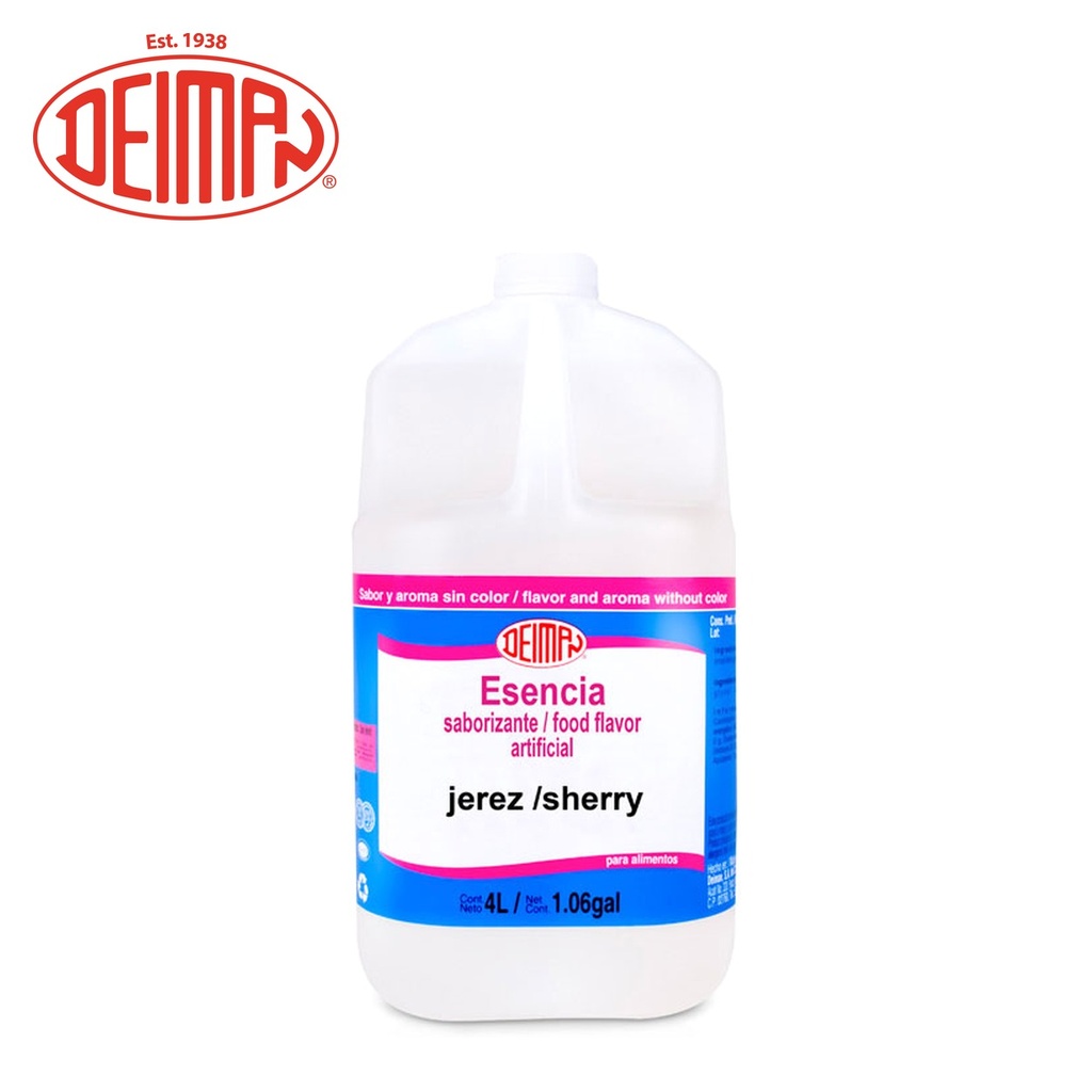 Esencia Jerez Deiman 4LT (Sabor y Aroma sin Color)