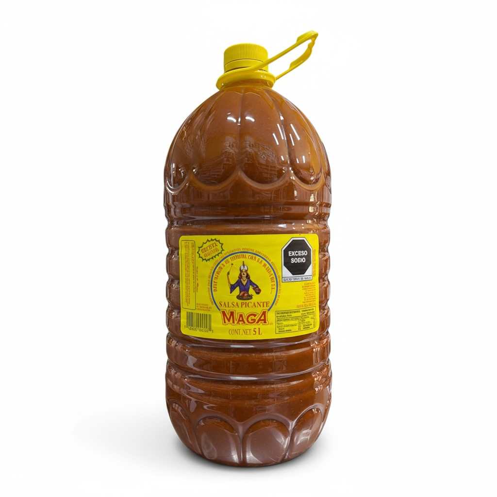 [SPAM-1007] SALSA PICANTE AMARILLA MAGA 5 LT