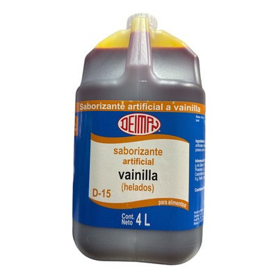 [SAB-0001] Concentrado Vainilla Helados Deiman 4LT (Sabor, Color y Aroma)