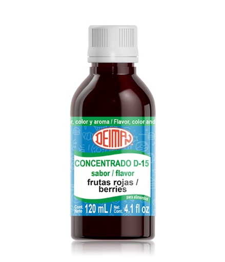 [CON-0048] Concentrado Frutos Rojos Deiman 120ML (Sabor, Color y Aroma)