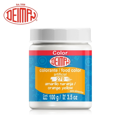 [COL-0018] Colorante en Polvo Deiman 170 Amarillo Naranja 100G