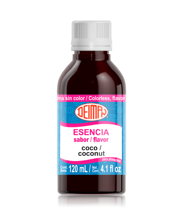 Esencia Coco Deiman 120ML (Sabor y Aroma sin Color)