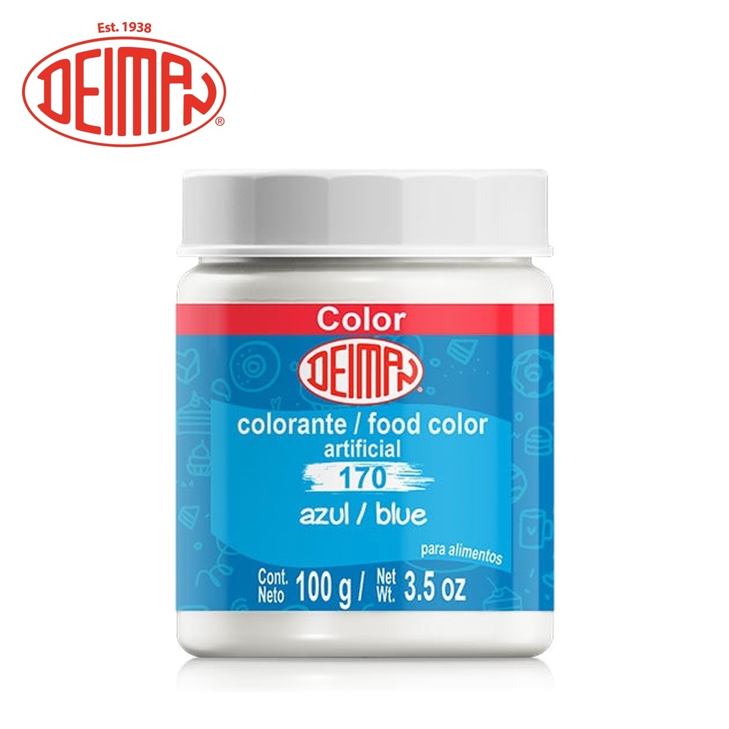 Colorante en Polvo Deiman 170 Azul 100G