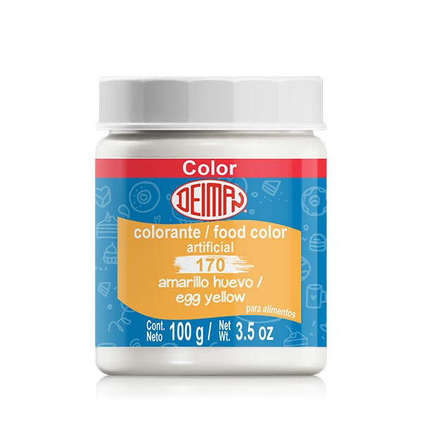 [COL-0014] COLORANTE EN POLVO DEIMAN 170 AMARILLO HUEVO 100G