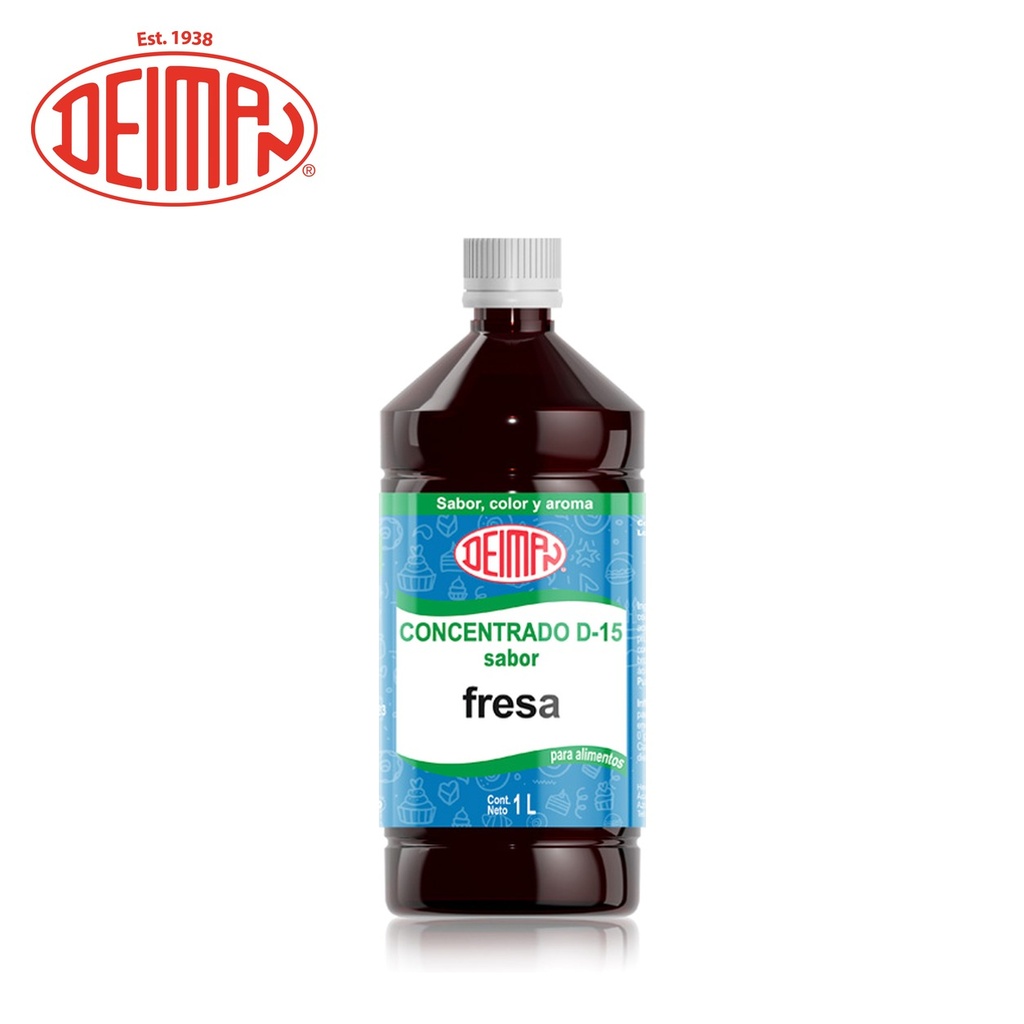 Concentrado Fresa Deiman 1LT (Sabor, Color y Aroma)