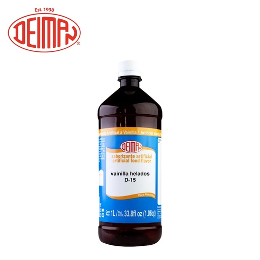 [CON-0105] Concentrado Vainilla Helados Deiman 1LT (Sabor, Color y Aroma)