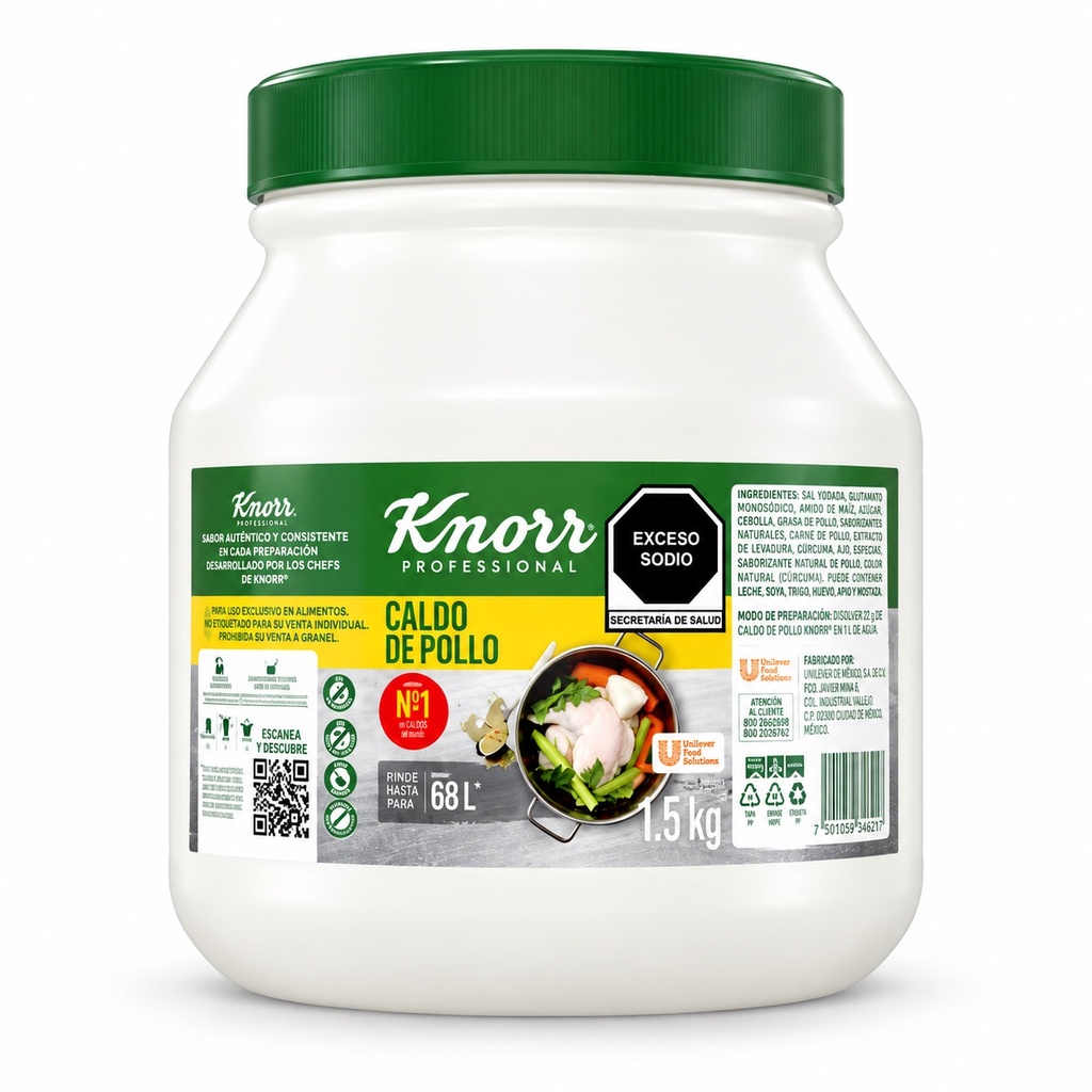 Caldo de Pollo Knorr Suiza Institucional 1.5Kg