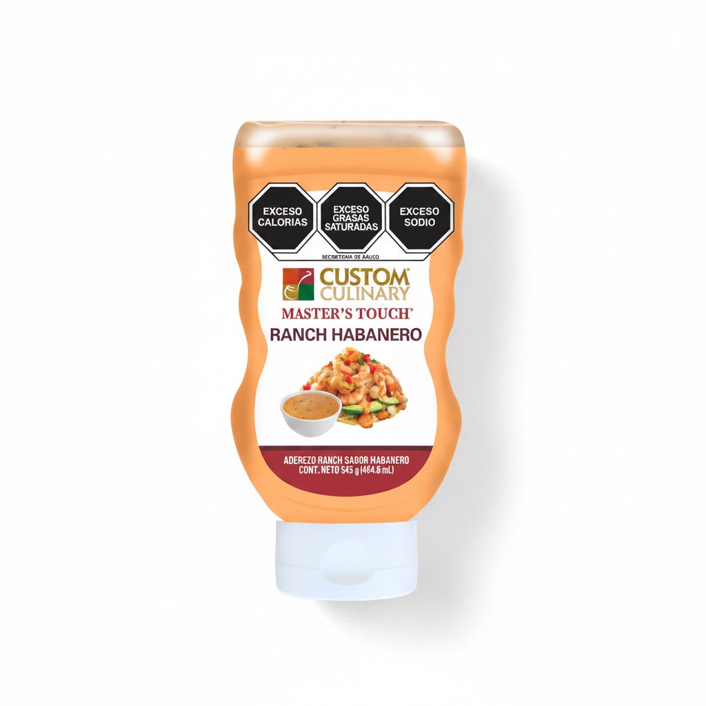 Aderezo Ranch Habanero Custom Culinary 480GRS