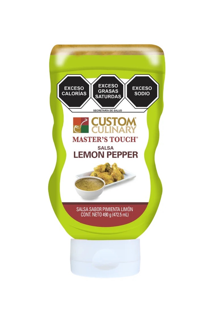 LEMON PEPPER CUSTOM CULLINARY 490GR