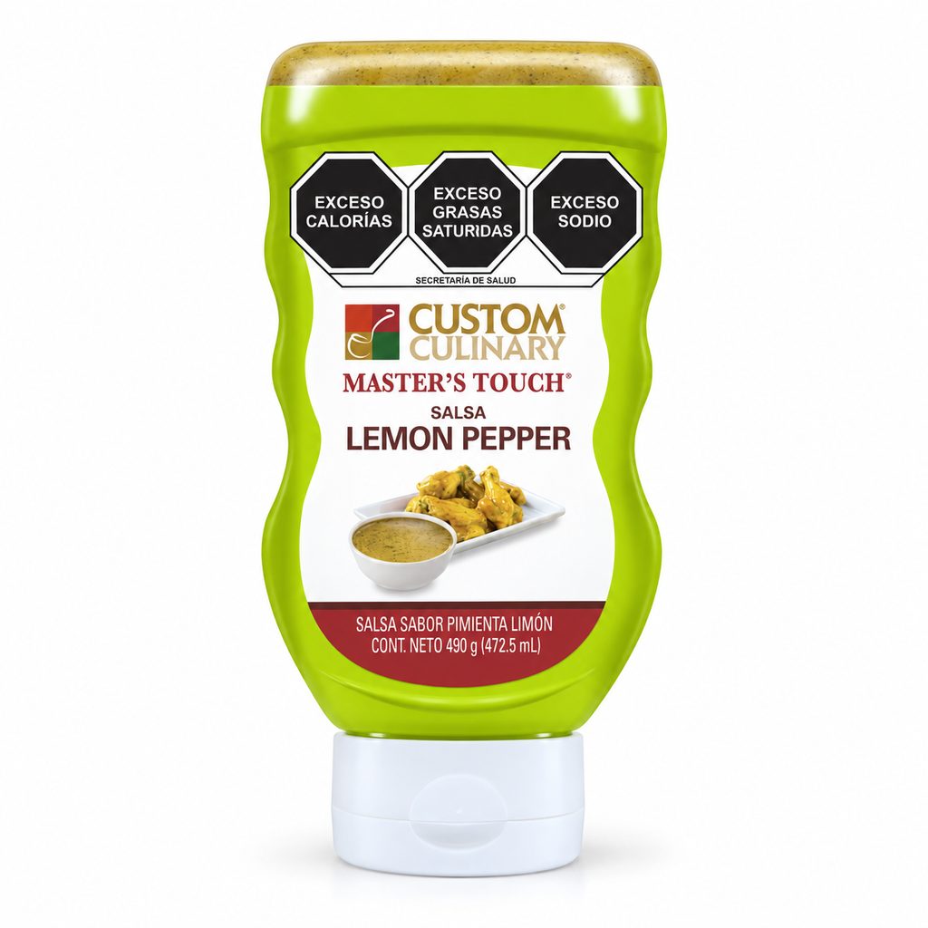 Lemon Pepper Custom Culinary 490GR