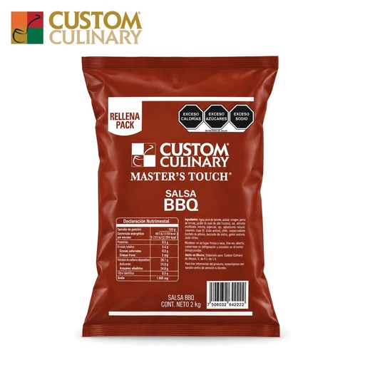 [SB2P-0969] Salsa BBQ 2KG Pouch Custom Culinary