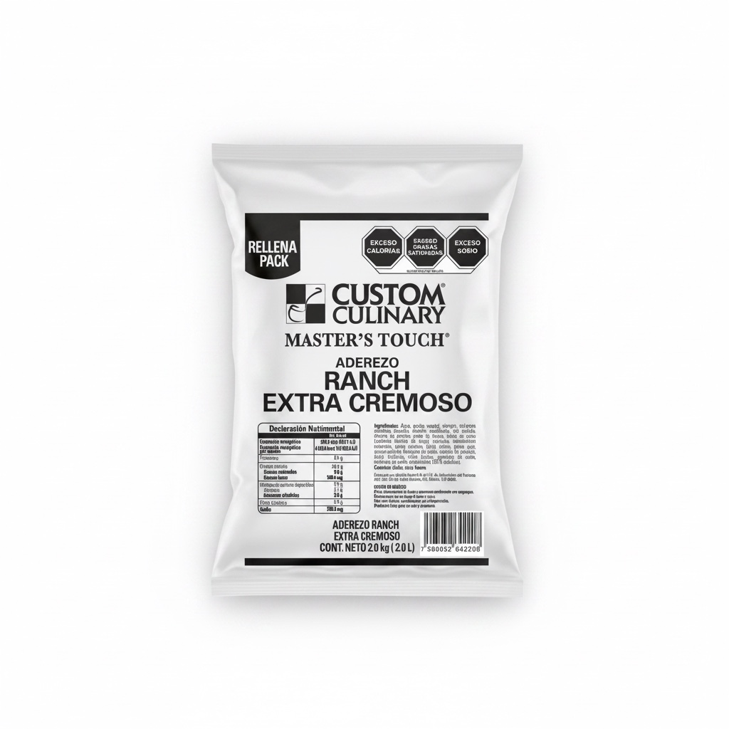 [AR2P-0221] ADEREZO RANCH 2KG POUCH CUSTOM CULINARY