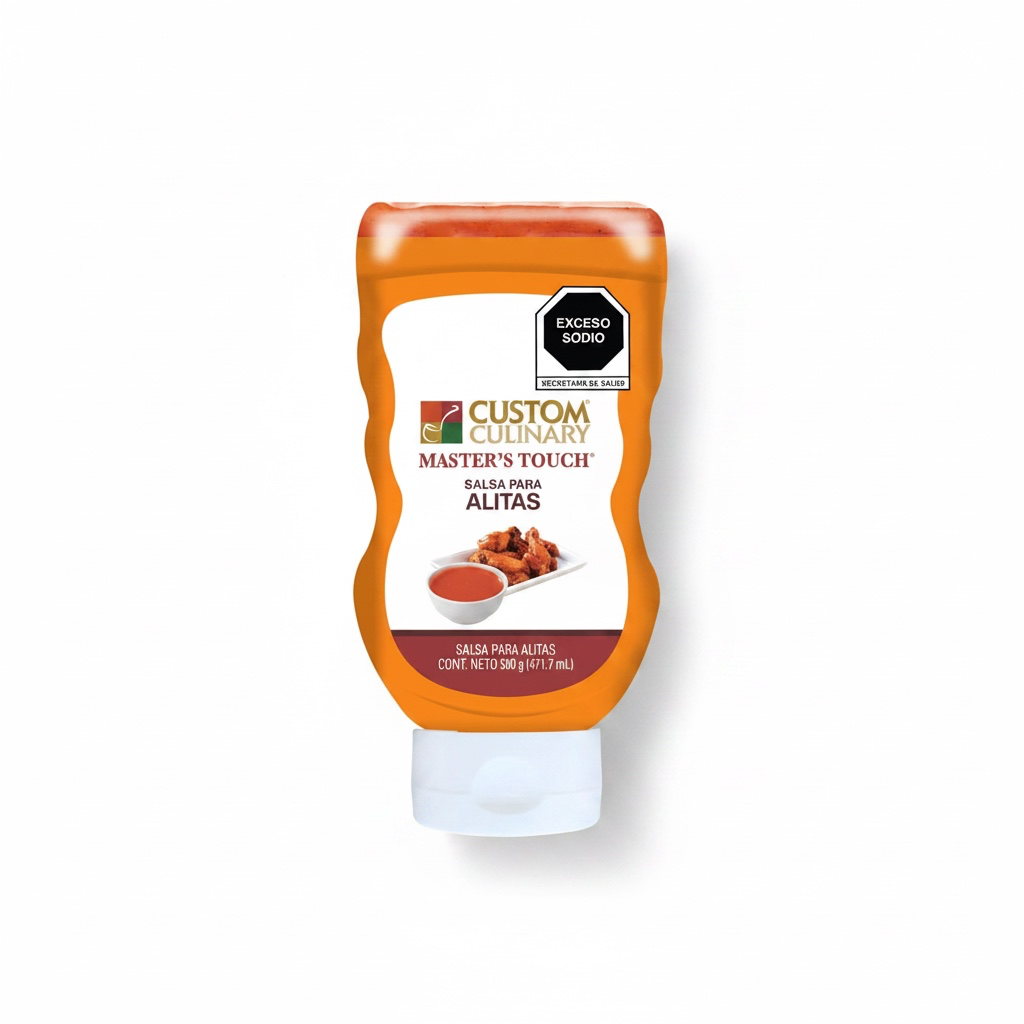 [SPAC-1004] SALSA PARA ALITAS CLÁSICA CUSTOM CULINARY 500GRS