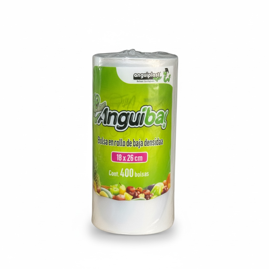 [INT7503031314953] ANGUIBAG BOLSA EN ROLLO DE PLÁSTICO 18X26 400 BOLSAS