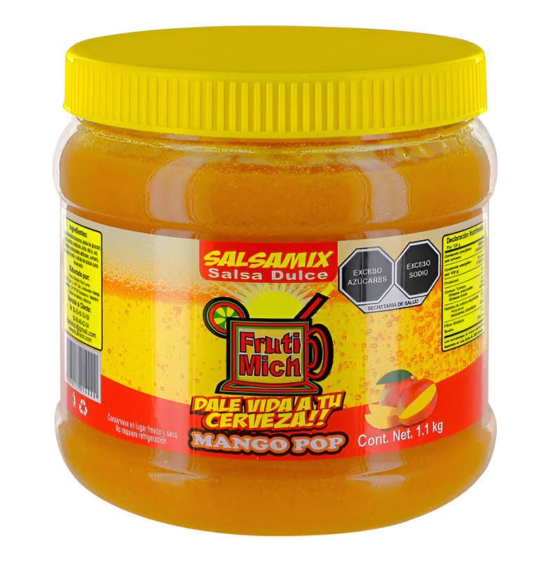 [ESC-0003] ESCARCHA PARA BEBIDAS FRUTI MICH MANGO POP 1.1KG