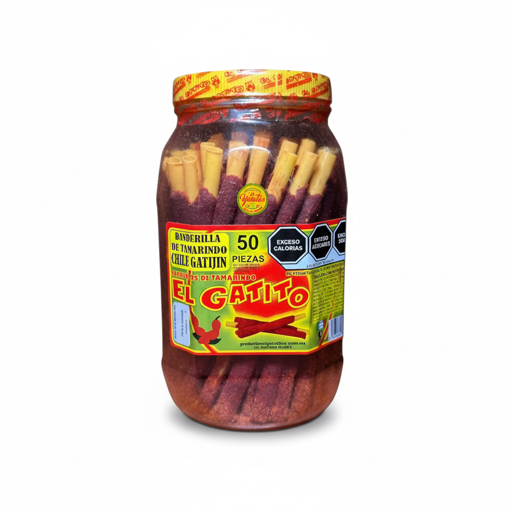 [BTCE-0006] BANDERILLA TAMARINDO CHILE EL GATITO C/50u