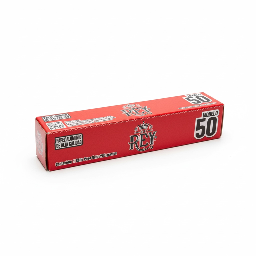 [PAER-0800] PAPEL ALUMINIO EL REY MODELO 50