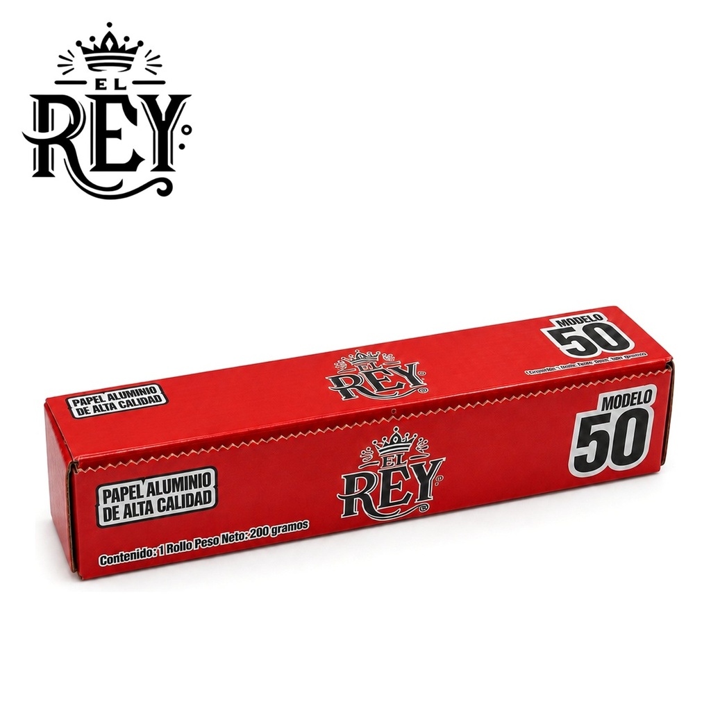 Papel Aluminio Modelo 50 El Rey