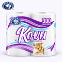 Papel Higienico Kovu 300 Hojas (4 Rollos)