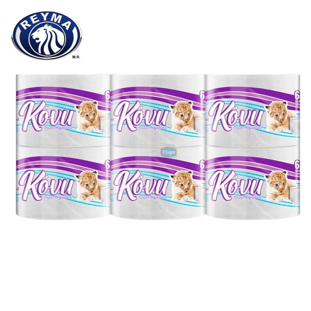 Papel Higienico Kovu 600 Hojas C/ 6 Rollos