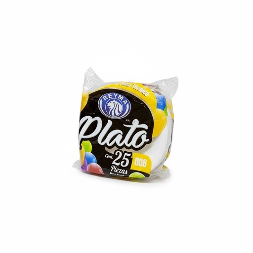 [PUP0-0856] Plato Pastelero Unicel 006 Reyma 25u