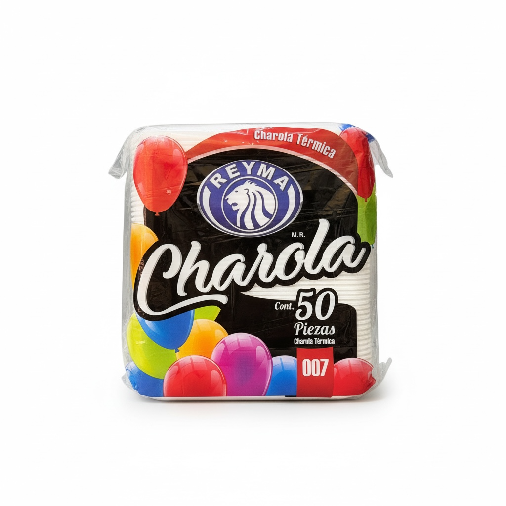 CHAROLA UNICEL 007 REYMA C/50u