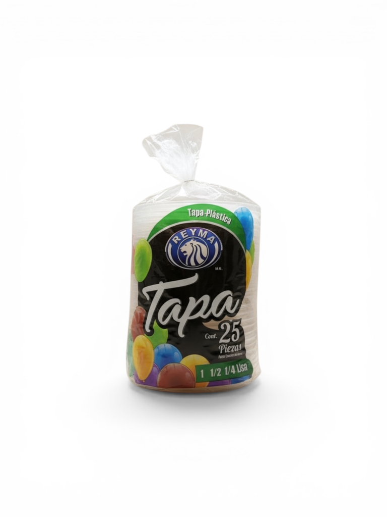 [TRPS-1087] TAPA REYMA PLASTICA (SIN RANURA) ENVASE (1LT,1/2LT, 1/4LT)