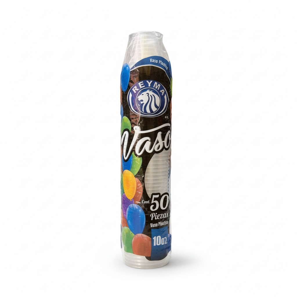 [VP1R-1147] VASO PLÁSTICO 10oz REYMA 50u