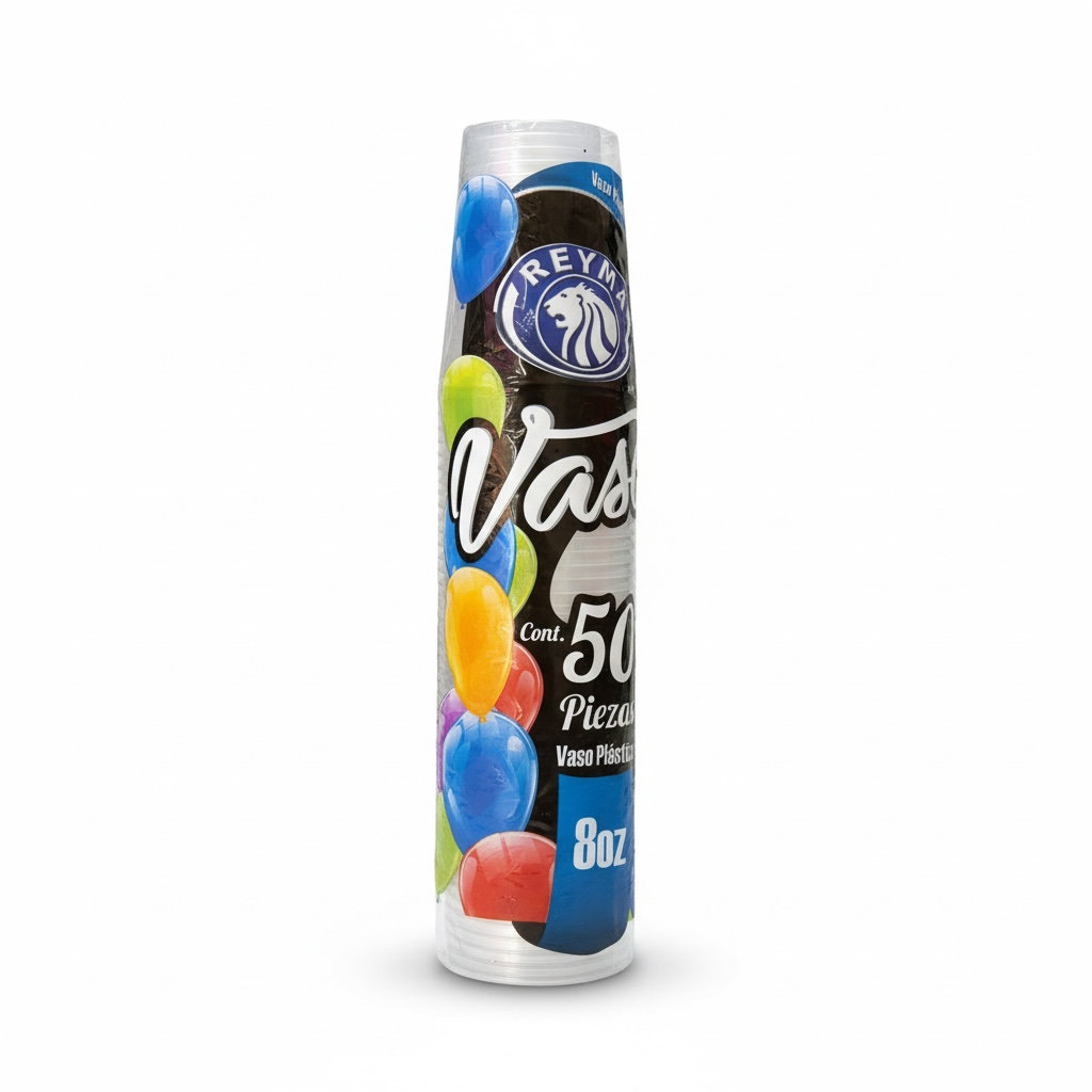 Vaso Plastico 8oz Reyma 50u