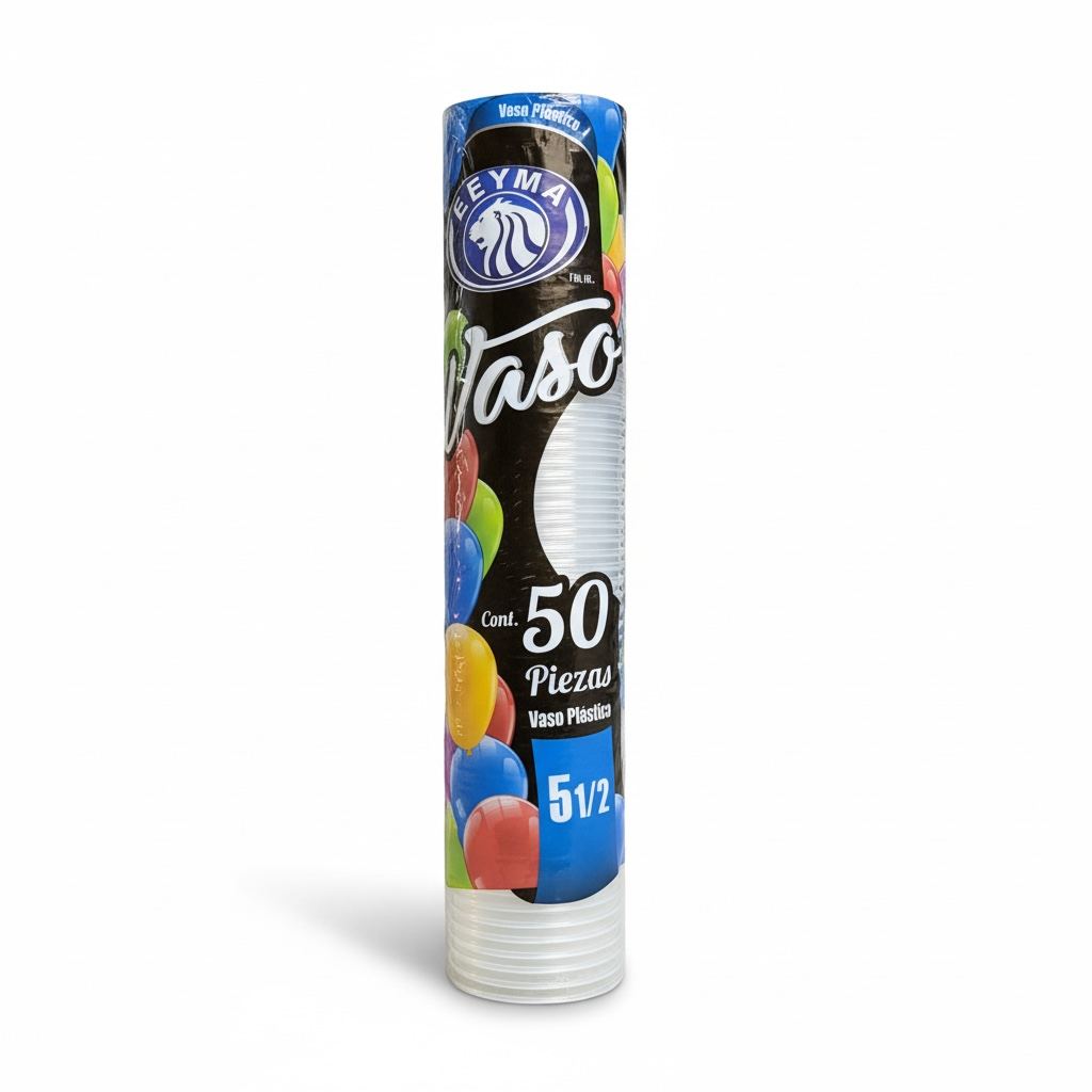 [VP55-1139] VASO PLASTICO #5.5oz REYMA 50u