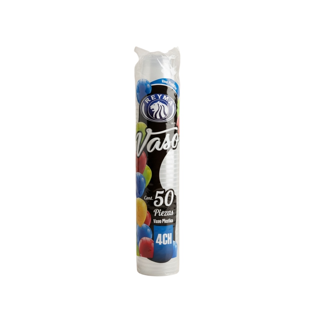 [VP4R-1142] VASO PLASTICO 4CH REYMA 50u