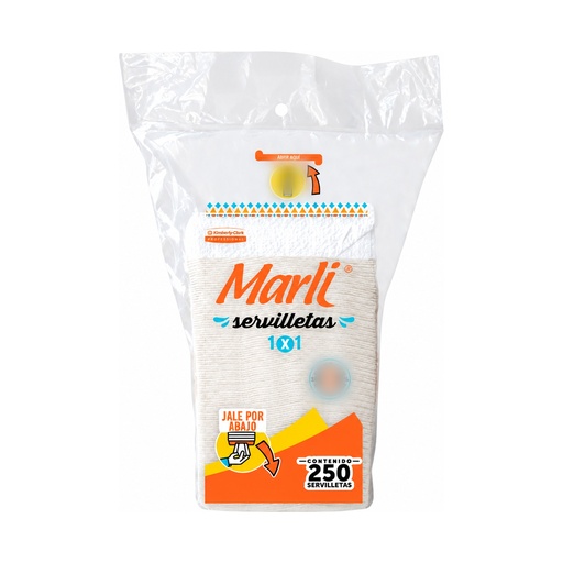 [SI1M-1035] Servilleta Interdoblada 1x1 Marli 250u