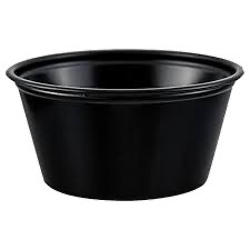 VASO SOUFFLE NEGRO 2oz PRIMO 100u
