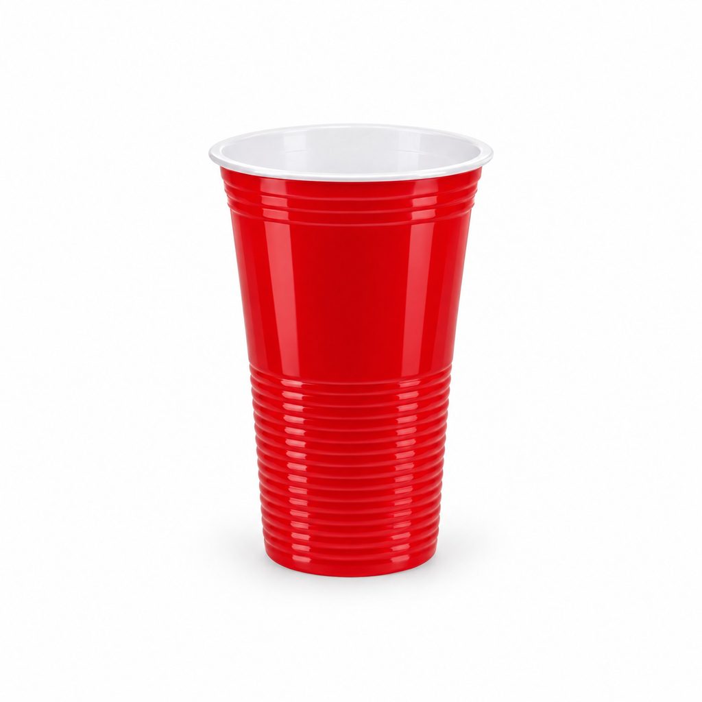 Vaso Plástico Rojo 16oz Primo C/20u