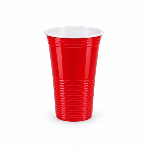 [VPR1-1153] Vaso Plástico Rojo 16oz Primo C/20u