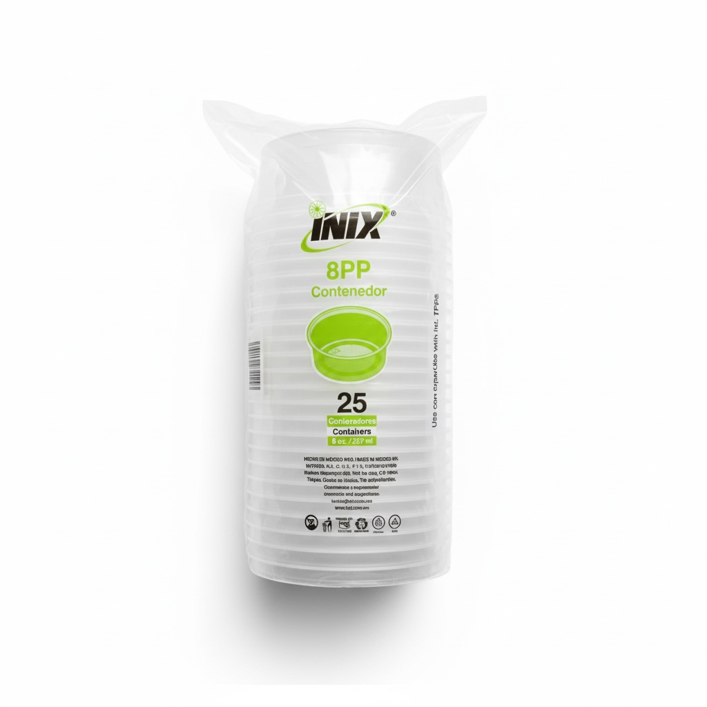 [ENV-0013] ENVASE PLÁSTICO 8PP 250ML INIX 25u