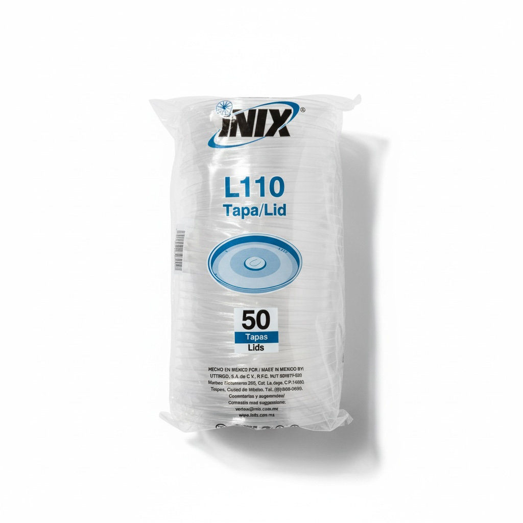 Tapa Plástica Ranura Inix L110 50u