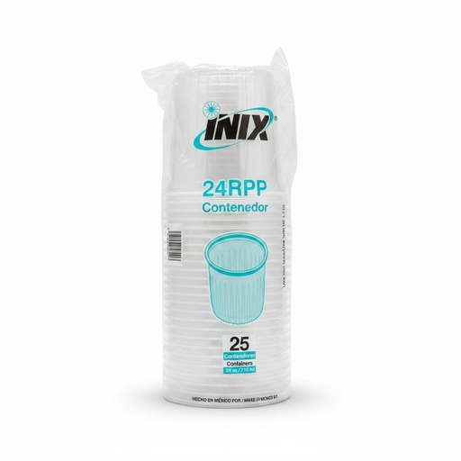 [EP2I-0558] Envase Plástico 24RPP Inix 25u