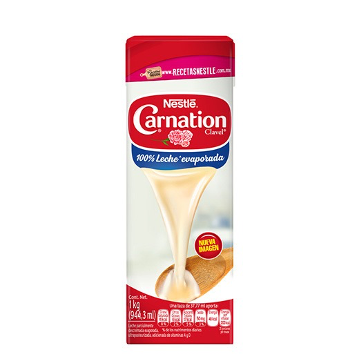 LECHE EVAPORADA CARNATION CLAVEL 1KG