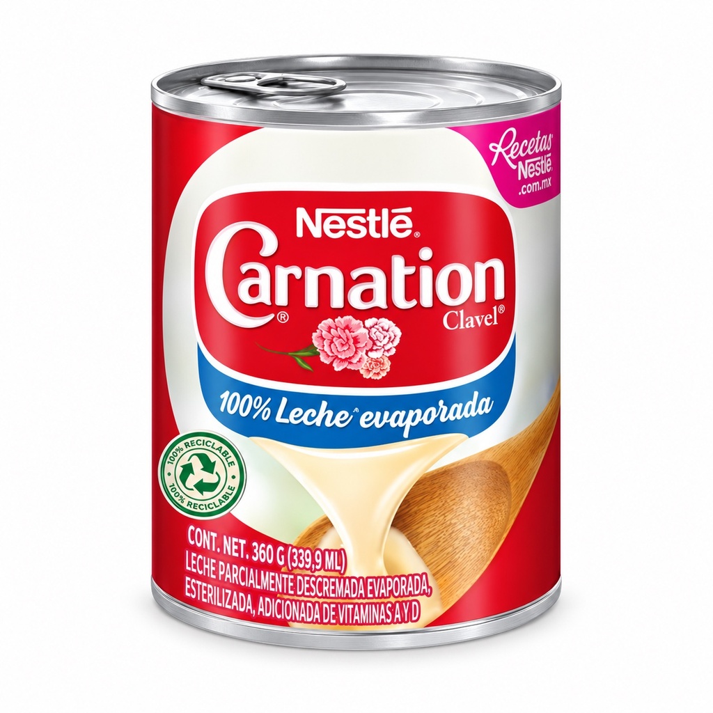 Leche Evaporada Carnation Clavel 360G