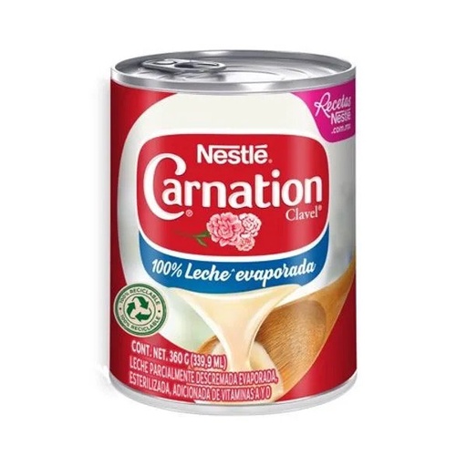 [LECC-0741] Leche Evaporada Carnation Clavel 360G